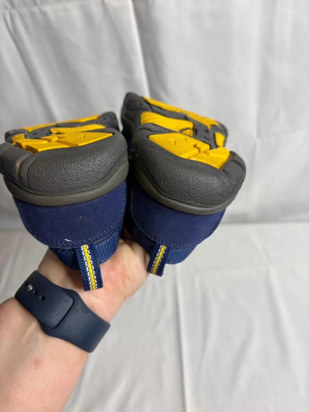 KEEN Kids Newport H2 Blue/Gray Sport Sandals Closed Toe Water Shoes Size 3 US